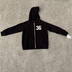 Carter's Black Zip-Up Hoodie